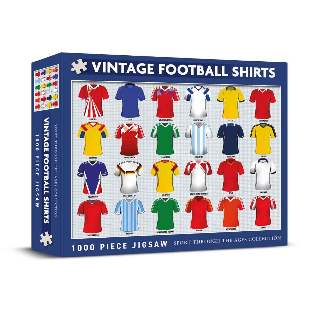 Vintage Football Shirts 1000 Piece Jigsaw Puzzle