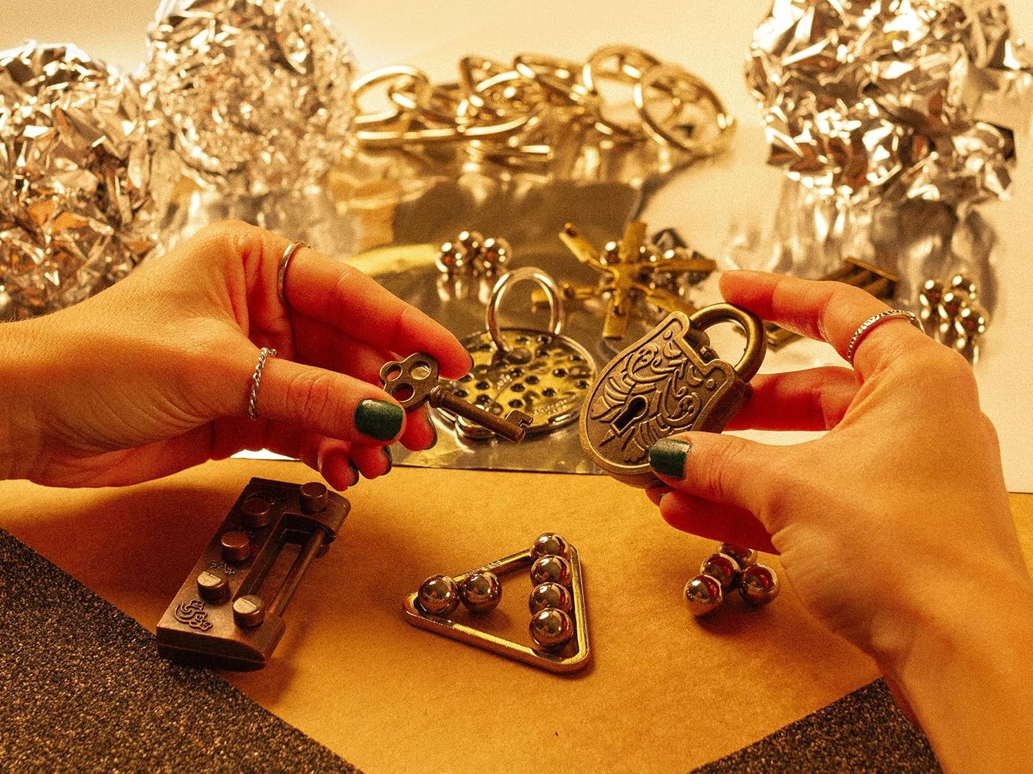 The Alchemist Metal Puzzle Brain Teaser
