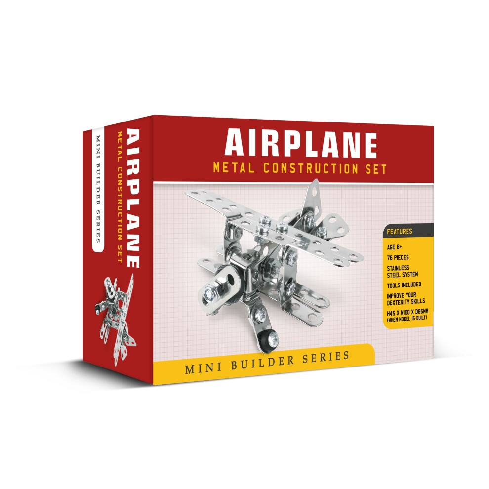 Mini Metal Airplane Model Construction Kit