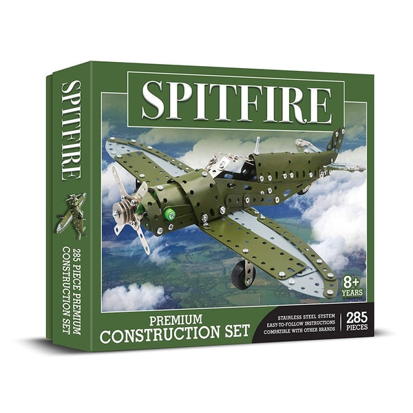 Spitfire Fighter Plane Metal Construction Kit - Level 3