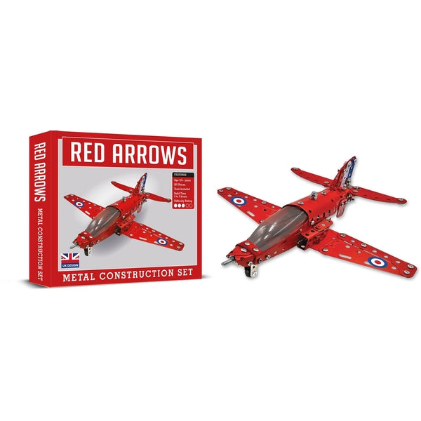 Red Display Aircraft Metal Construction Kit - 201 Pieces