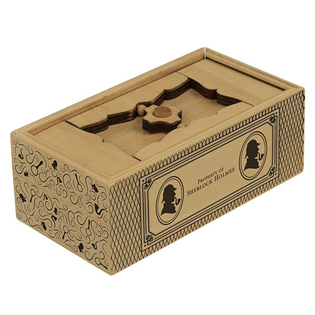 Wooden Puzzle Box Treasury Safe with Coin