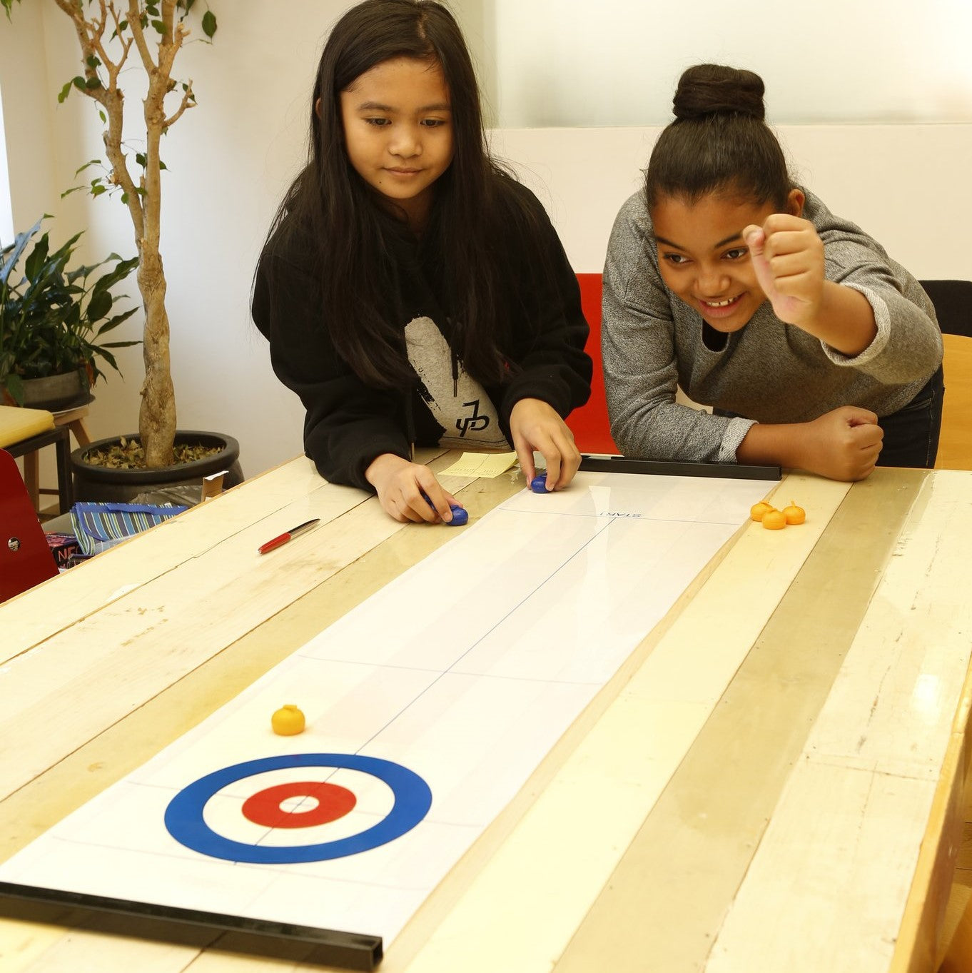 Table Top Curling Game Set - 2 Players