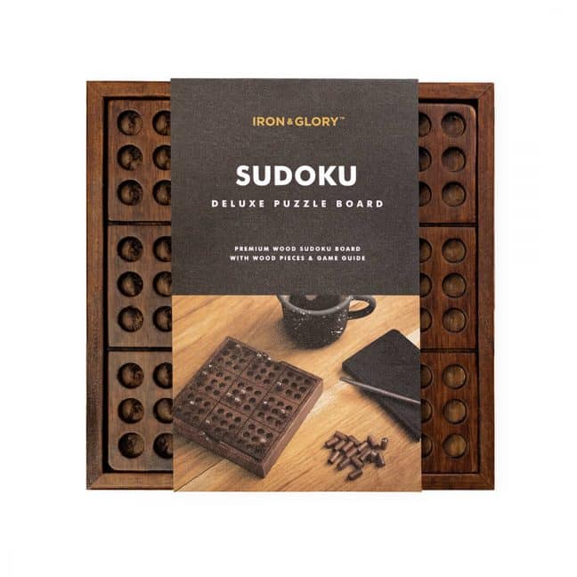 Wooden Number Puzzle Board Game - 81 Pegs