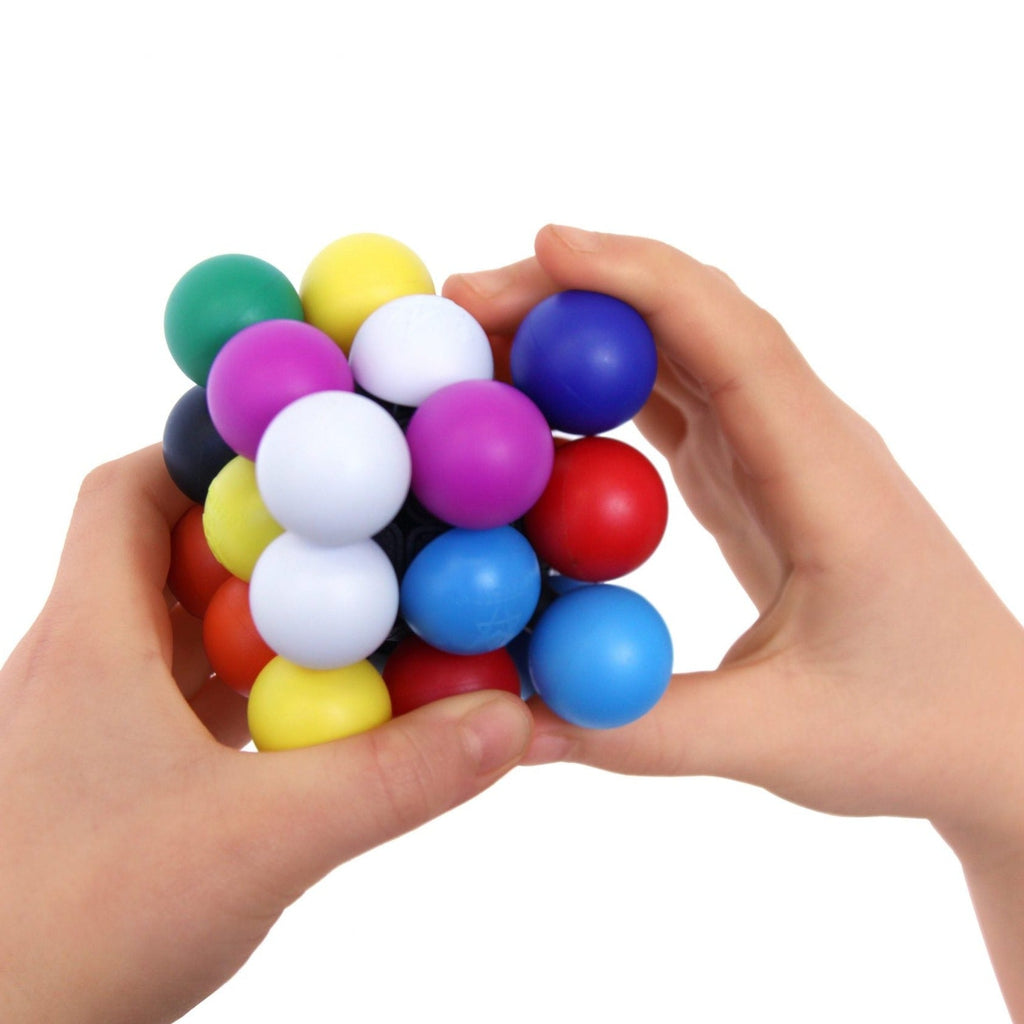 Six-Sided Colour Cube Puzzle - 9 Colours