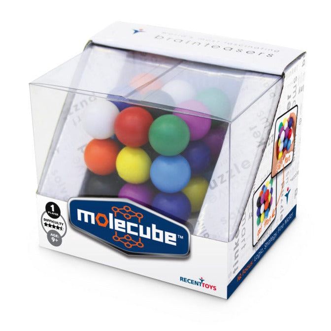 Six-Sided Colour Cube Puzzle - 9 Colours