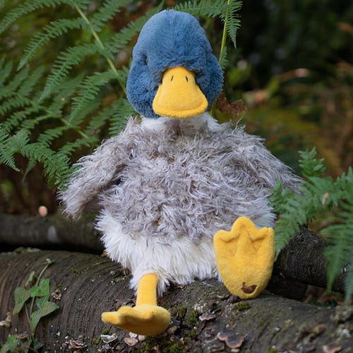 'Webster' Duck Medium Plush Cuddly Toy