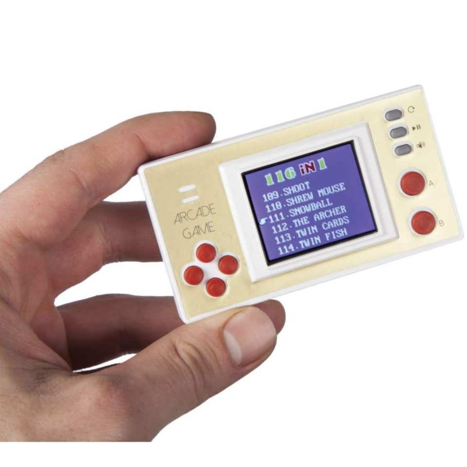 Retro Pocket Game Console LCD Screen - 100+ Games