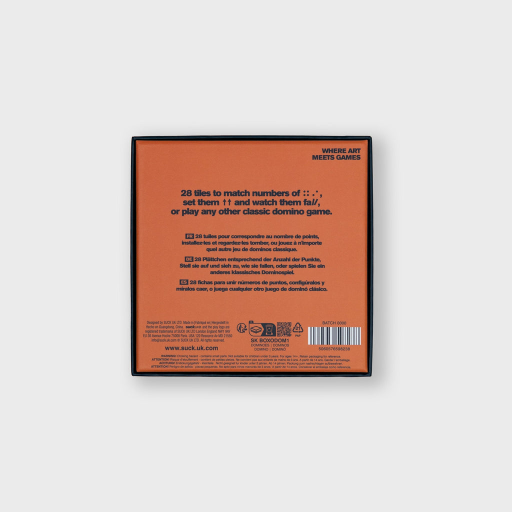 Dominoes Set - 28 Colourful Tiles Premium Packaging