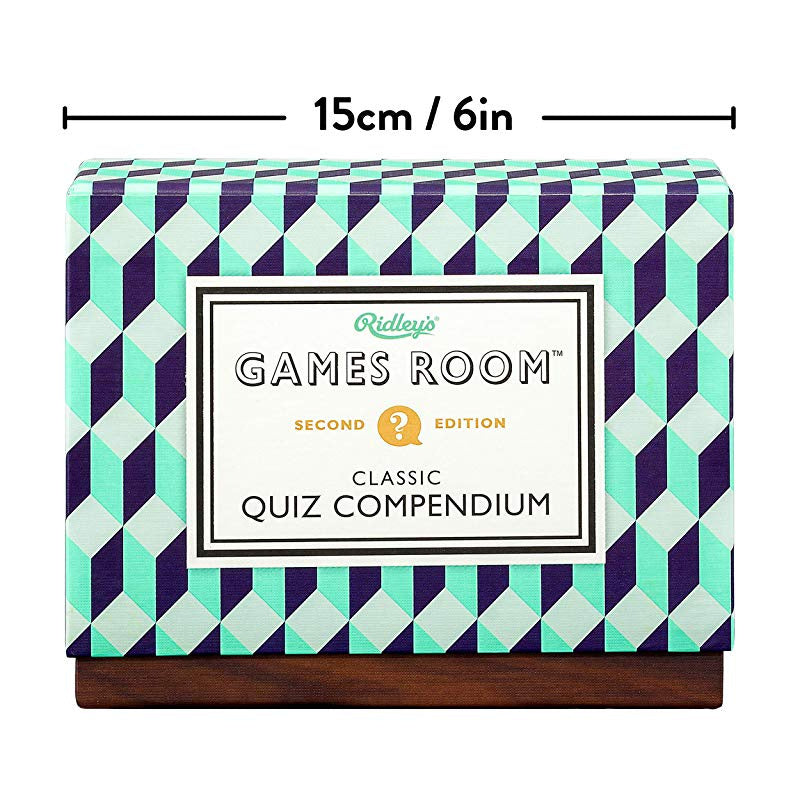Classic Quiz Card Game Set - 4 Trivia Decks