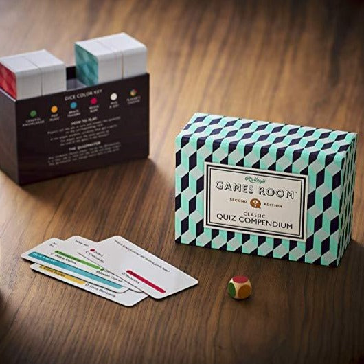 Classic Quiz Card Game Set - 4 Trivia Decks
