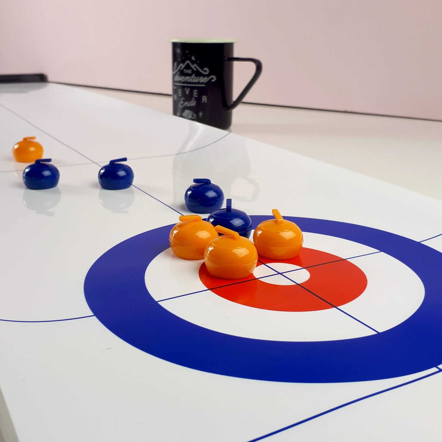 Table Top Curling Game Set - 2 Players