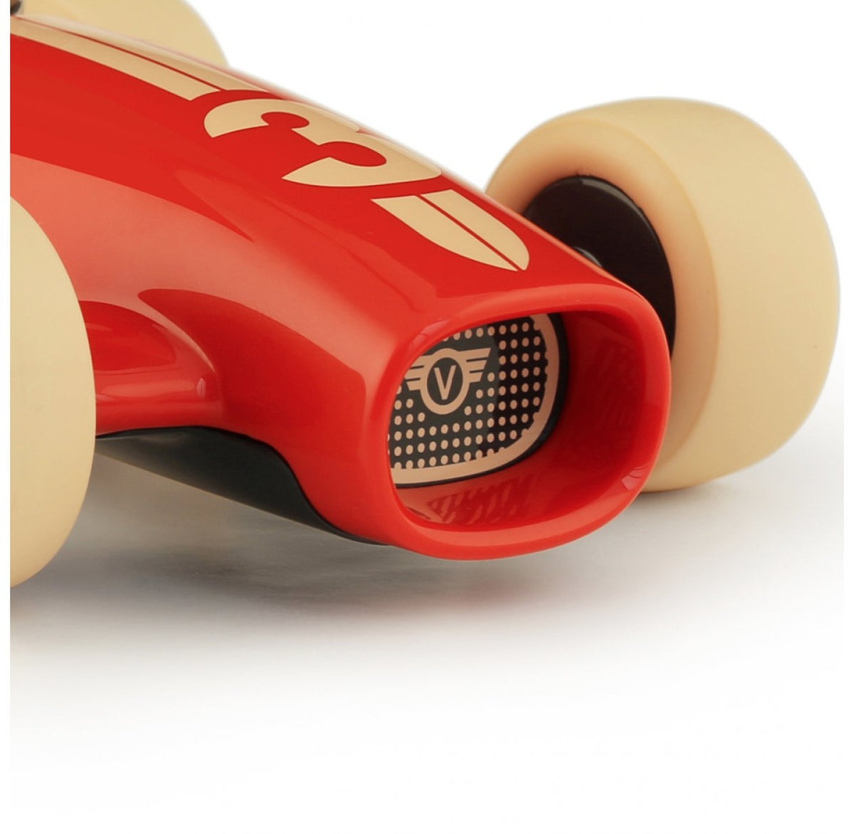 Toy Car Malibu Benjamin Number 3 in Red and Cream
